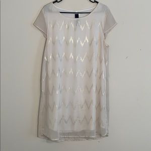Off white/ cream mini dress